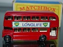 Matchbox Lesney Bus BP Longlife  Red. Uploaded by Mike-Bell